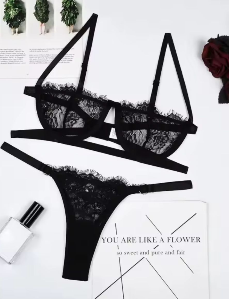 Conjunto Langerie de Renda