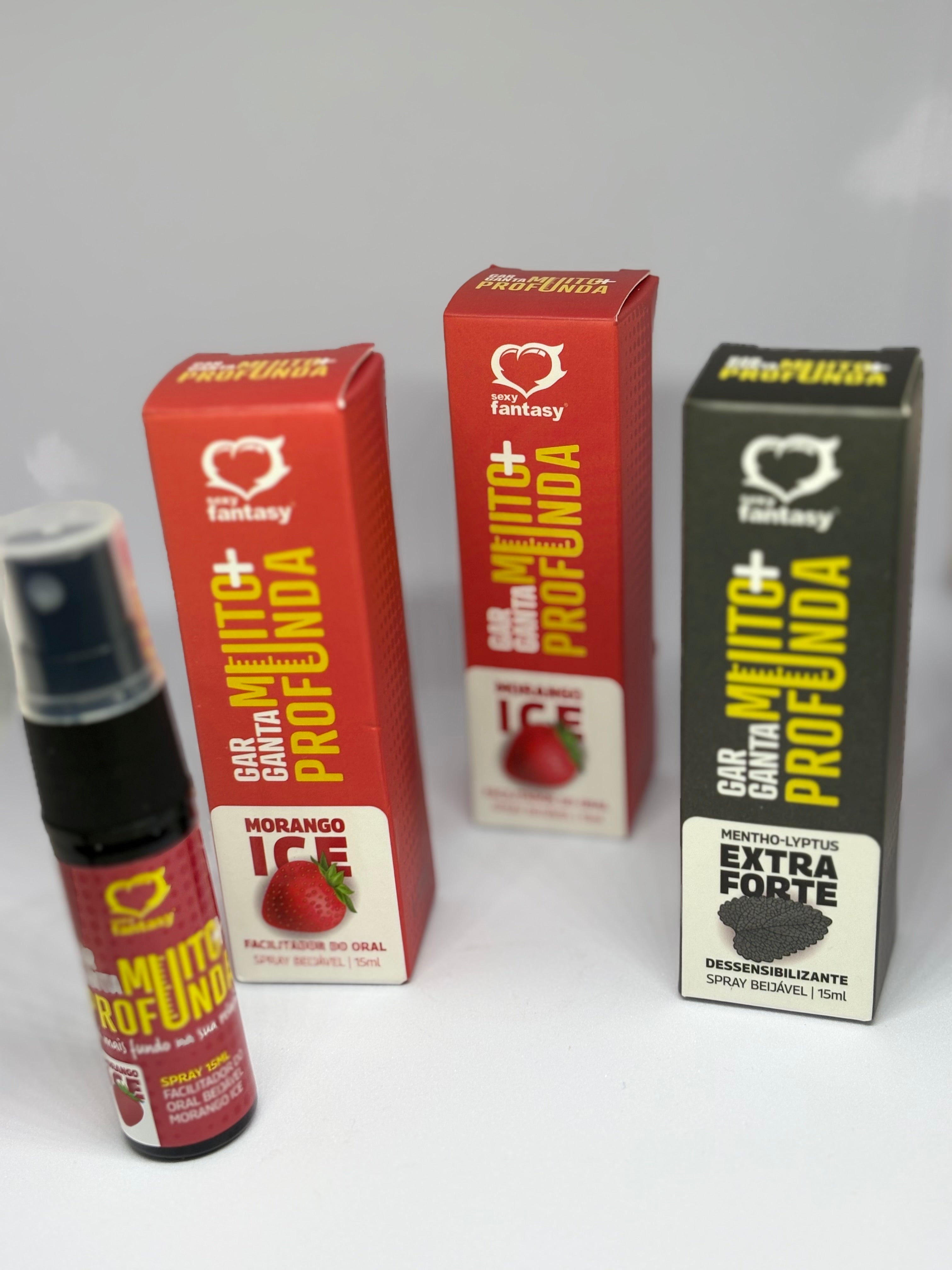 GARGANTA MUITO MAIS PROFUNDA ICE DESSENSIBILIZANTE EM SPRAY BEIJÁVEL 15ML SEXY FANTASY
