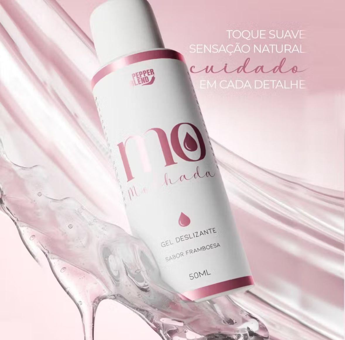 Mo Molhada – Gel Deslizante Sabor Framboesa 50ml