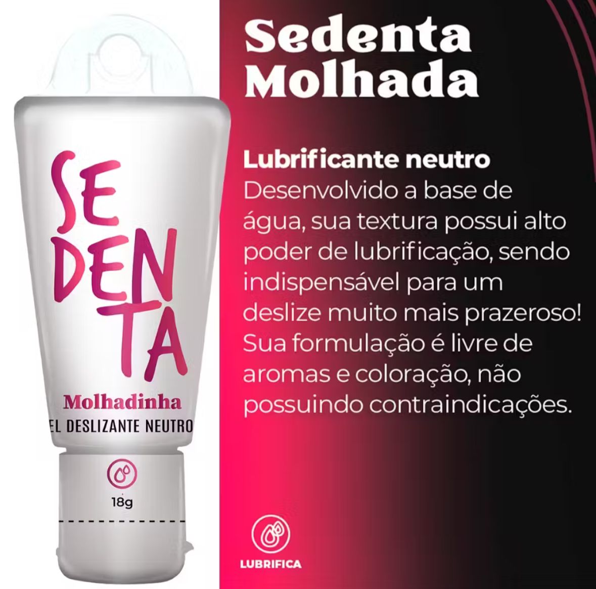 Sedenta Molhada – Gel Deslizante Neutro 50g