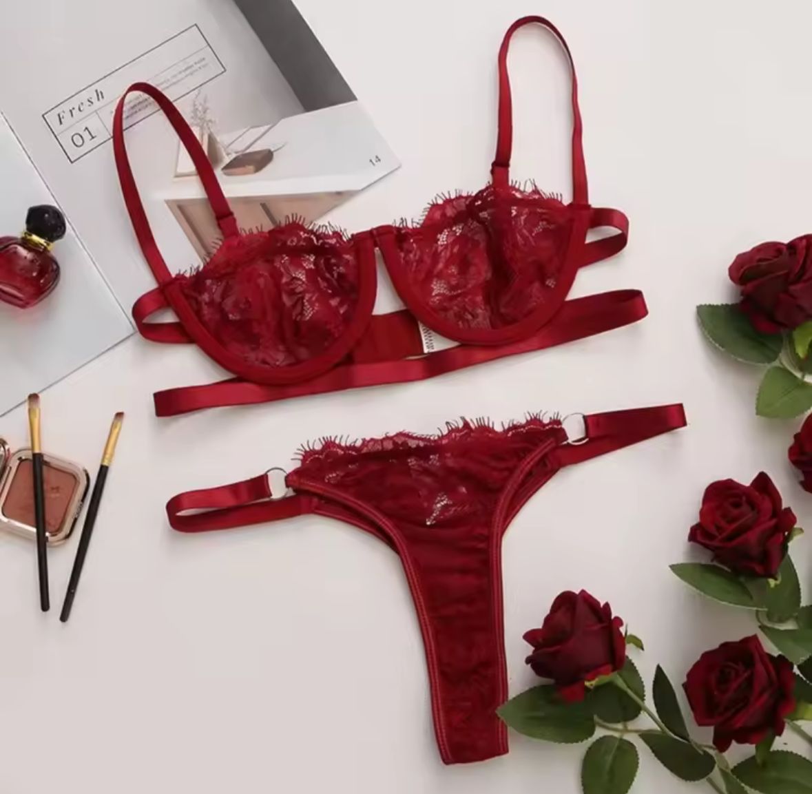 Conjunto Langerie de Renda