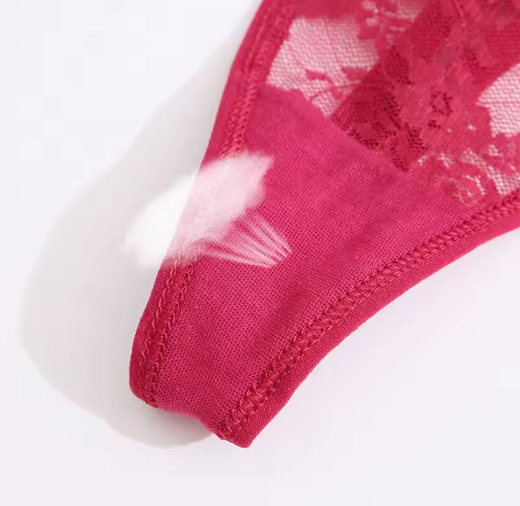 Kit 2 Calcinhas em Renda com Algodão